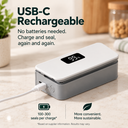 Sealio™ FreshSeal | Rechargeable Food Bag Sealer